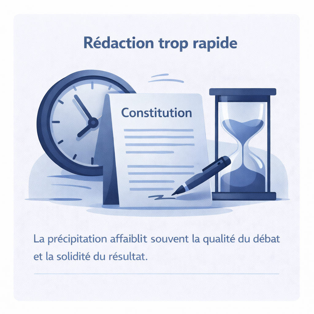 Rédaction trop rapide
